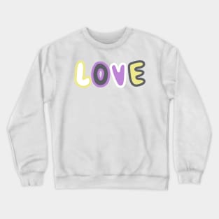 non-binary love Crewneck Sweatshirt